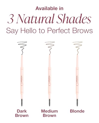 Mineral Fusion Retractable Brow Pencil - Medium Brown, Long-Lasting Color