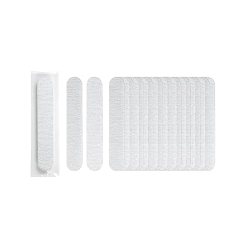 ForPro Mini Zebra Foam Nail Files, 100/180 Grit, 50-Count Disposable
