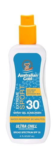 Australian Gold Extreme Sport Sunscreen SPF 30 Spray Gel - 8oz