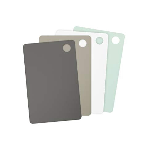 Tovolo Small Flexible Cutting Mats Set of 4 - Dishwasher Safe Nylon Boards