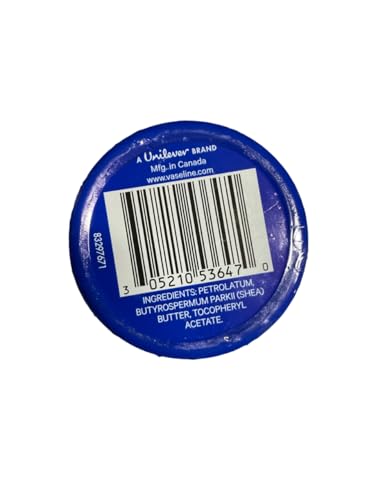 Vaseline Lip Balm Tin Pack of 3 - Moisturizing & Healing Lip Care, 0.6 oz Each
