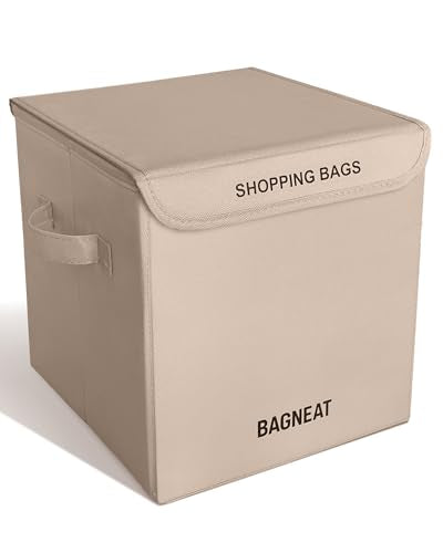 BagNeat Grocery Bag Storage Box - Organize Reusable Bags