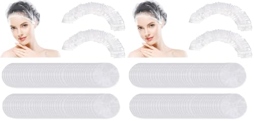 Ceizioes 150 Pack Disposable Waterproof Shower Caps for Women Kids & Salon Use