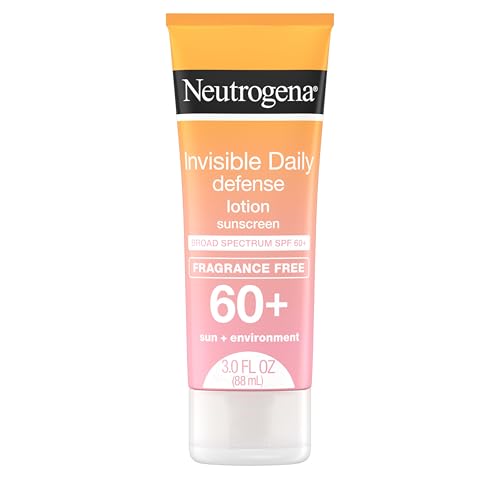 Neutrogena Invisible Daily Defense Sunscreen Lotion SPF 60+, 3 Fl Oz