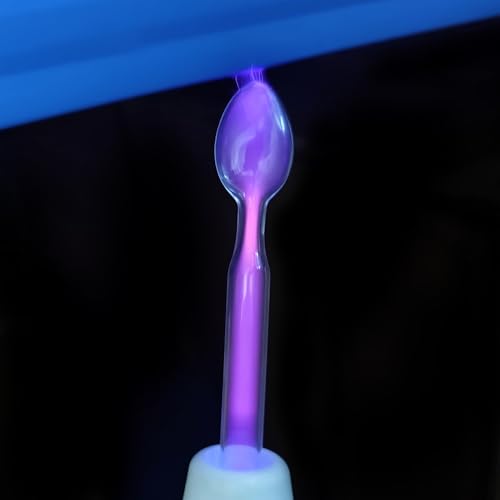 Violet Glass Tube Electrode Spoon for Facial Machines - Elitzia ETJX006