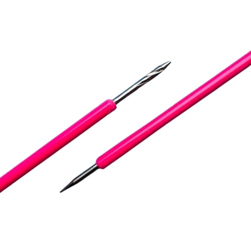 ISIS Cutelaria Double-End Toothpick with Pink Silicone Tip for Nail & Cuticle Care