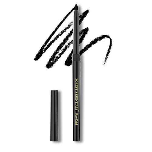 Forest Essentials Gulaab Khaas Ayurvedic Charcoal Black Kajal 0.3g
