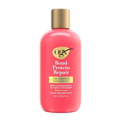 OGX Repair & Protect Bond Protein Pre-Shampoo Treatment, 8.4 fl oz