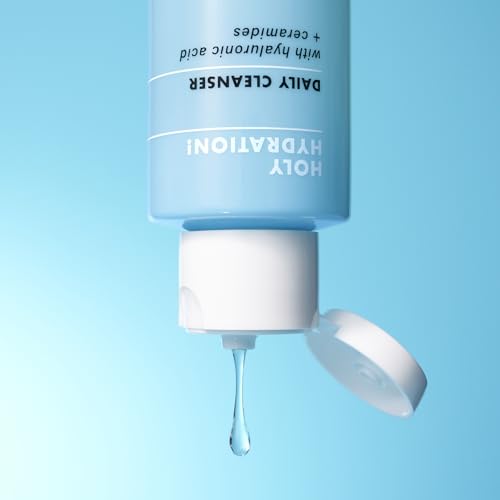 e.l.f. Holy Hydration! Daily Cleanser Mini - Vegan Face Cleanser with Hyaluronic Acid (Pack of 2)