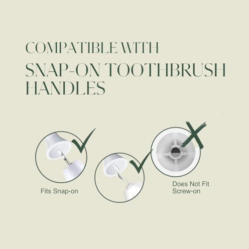 Plus Ultra Eco-Friendly Replacement Heads for Oral-B, Soft Bristles