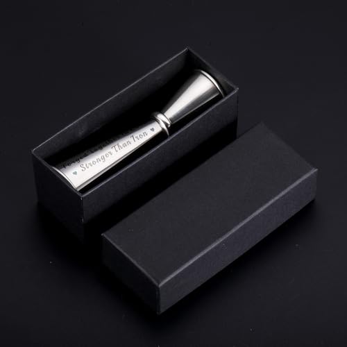 6th Anniversary Engraved Jigger | Iron Gifts for Him & Her