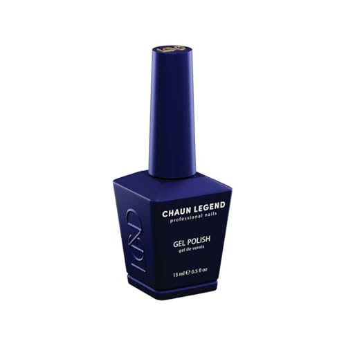 Chaun Legend Gel Nail Polish - Naughty Navy Shimmer, 15ml Soak Off UV LED