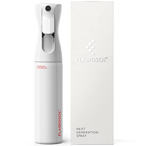 FLAIROSOL Continuous Mister Spray Bottle - 10.1oz Fine Mist for Plants, Hair, Skin & Cleaning