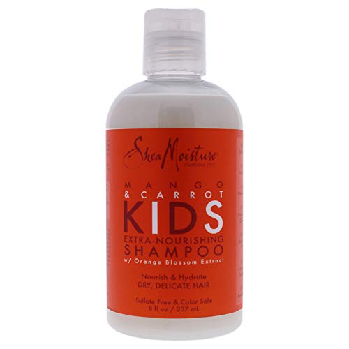 Shea Moisture Mango & Carrot Kids Nourishing Shampoo - 237ml Natural Hair Care