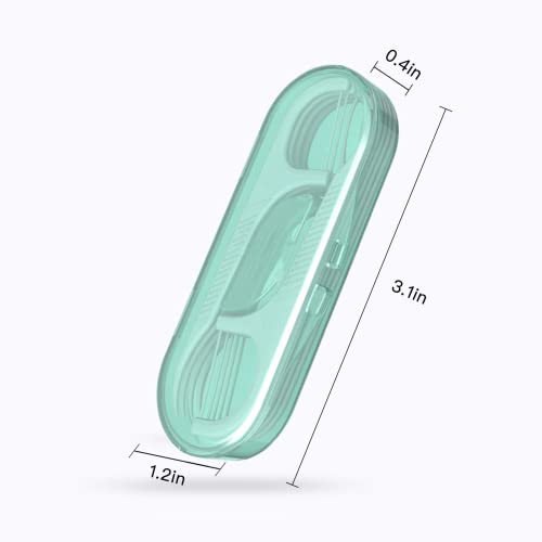 AOCEAN Dental Floss Picks - Travel-Friendly Dual-Function 40Pcs