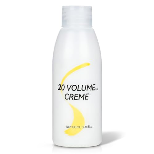 IIIMEIDU 20 Volume Hair Developer - 3.5 Fl Oz Professional Cream Hair Bleach & Color Deposit
