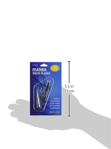 Feather Model 45 Replacement Haircutting Shear Blades - Japanese Stainless