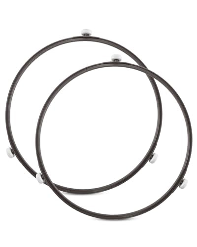 9.5 Inch LG Microwave Turntable Roller Support Ring - 2 Pack