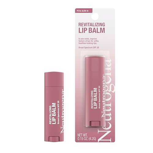Neutrogena Revitalizing Tinted Lip Balm SPF 20 - Sheer Petal Glow, 0.15 oz