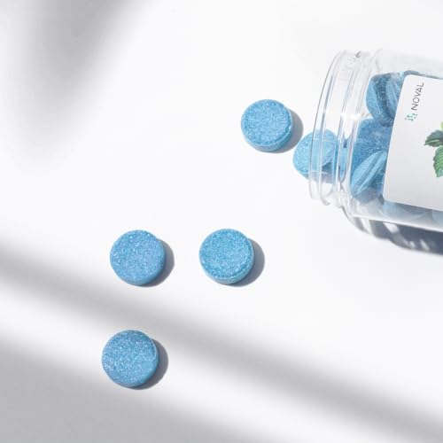 NOVAL Blue Mint Pedicure Spa Tablets - 50 Count Foot Soak