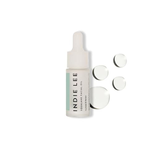 Indie Lee 100% Squalane Facial Oil - Olive-Derived Hydrating Serum, 10ml
