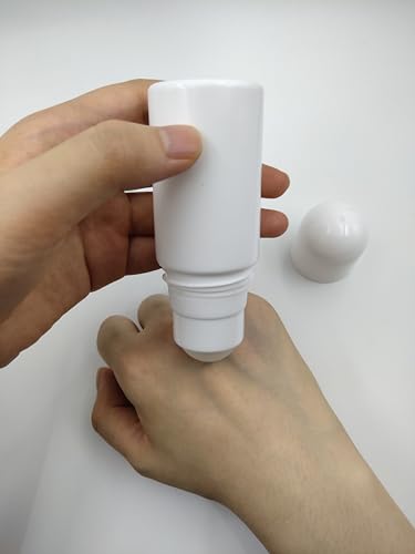 4-Pack 50mL Empty Roll-On Bottles for DIY Deodorants & Oils