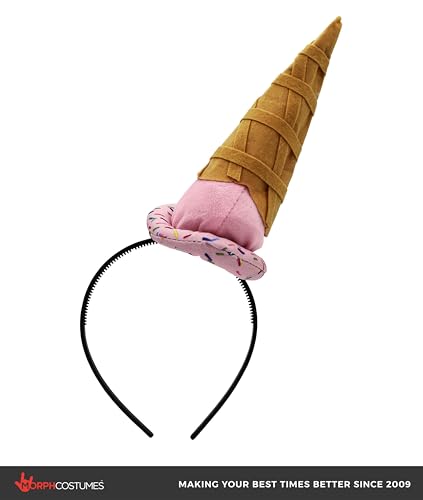 Ice Cream Cone Headband - Funny Accessories for Adults