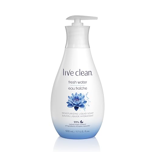 Live Clean Fresh Water Hydrating Liquid Hand Soap 17 Oz – Organic & Vegan