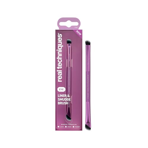 Real Techniques Liner & Smudge Brush - Dual-Ended Eye Makeup Tool