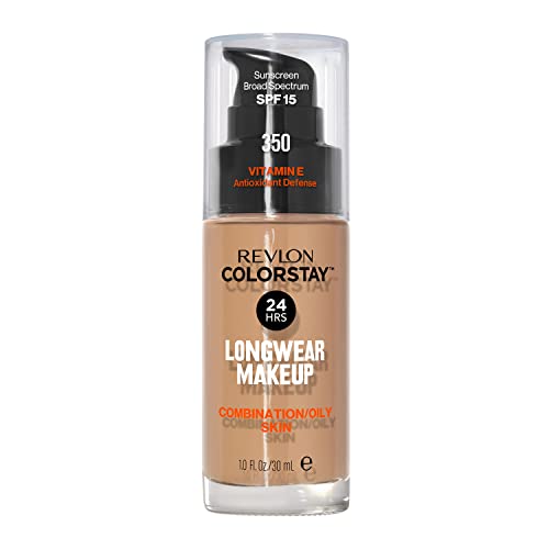 Revlon ColorStay Longwear Foundation for Oily Skin - 350 Rich Tan, 1 fl oz