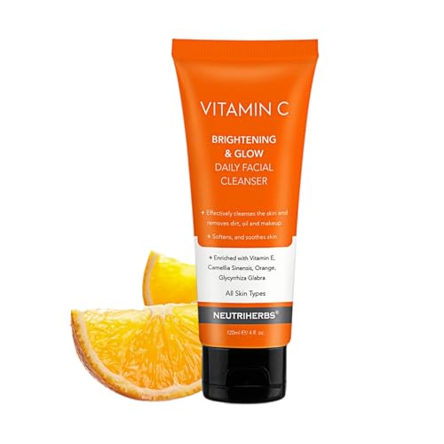 Neutriherbs Vitamin C Cleanser - Even Skin Tone Face Wash 4 fl oz
