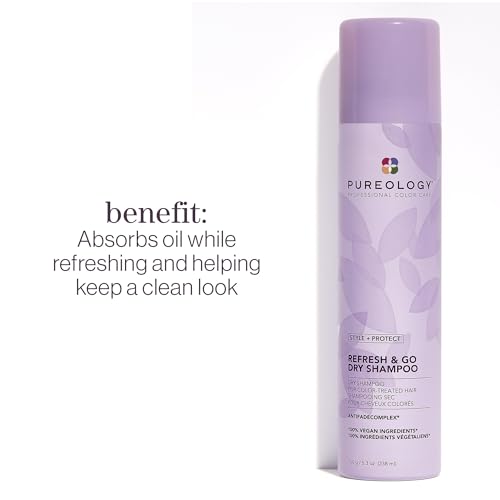 Pureology Refresh & Go Dry Shampoo 1.2 oz for Oily Hair - Vegan