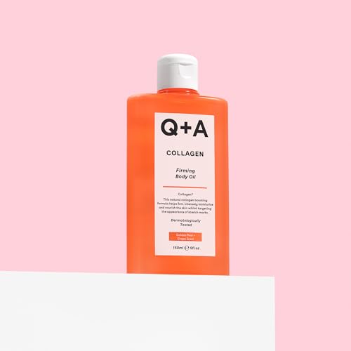 Q+A Collagen Body Oil 150ml - Nourishing Vegan Moisturizer