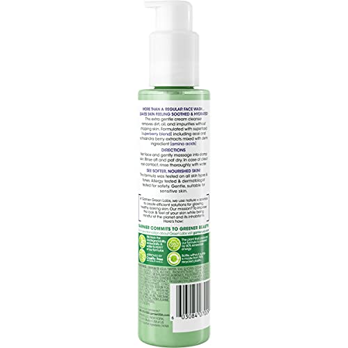 Garnier Green Labs Amino-Berry Facial Cleanser for Sensitive Skin 5.07 fl oz