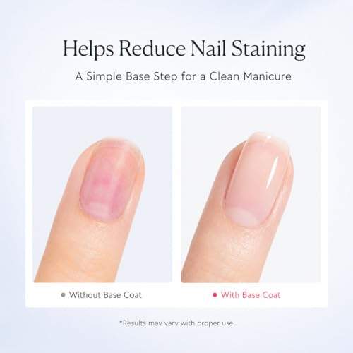 AZUREBEAUTY Clear Base Coat Nail Polish - Quick Dry & Smooth Formula