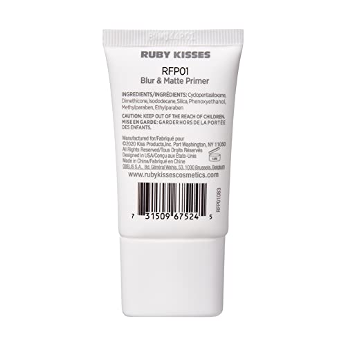Ruby Kisses Matte Face Primer - Pore Minimizer & Shine Control for Oily Skin