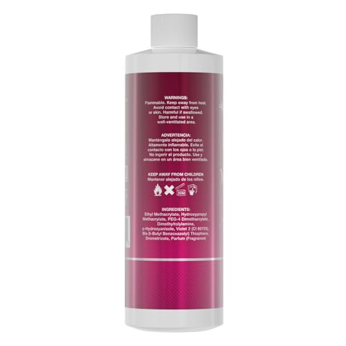 Acrylic Nail Monomer Liquid - Strawberry Scented, 8oz - Maximum Adhesion