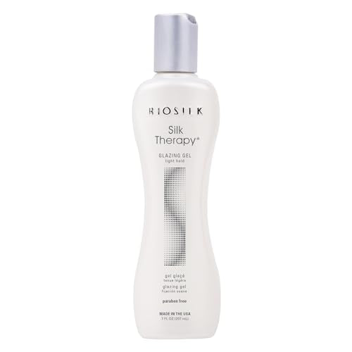 BioSilk Silk Therapy Glazing Gel - Light-Hold Hair Styling Gel, 7 Oz