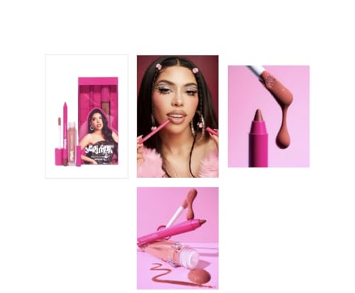 Beauty Creations Bad B*tch Lip Duo - Brown Lip Gloss & Gel Liner Set