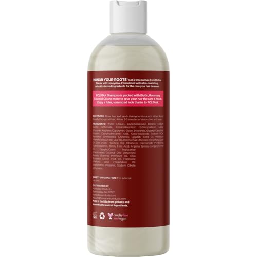 HONEYDEW Folimax Biotin Shampoo for Thinning Hair - Sandalwood, 8 Count