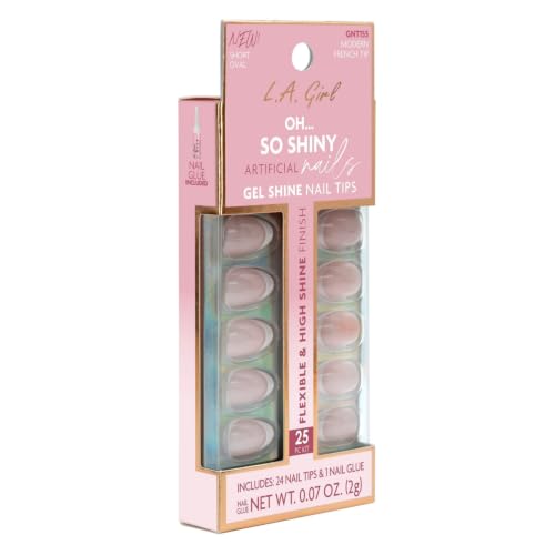 L.A. Girl Soak-Off Silicone Nail Caps - Bold Colors for Easy Application