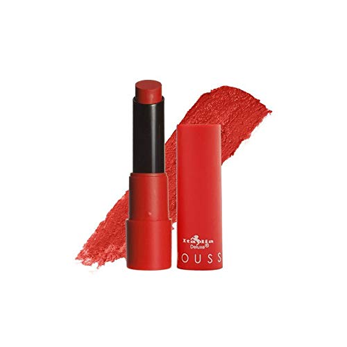 Italia Deluxe Matte Lipstick Set - Caliente Reds, 5 Ultra Soft Shades