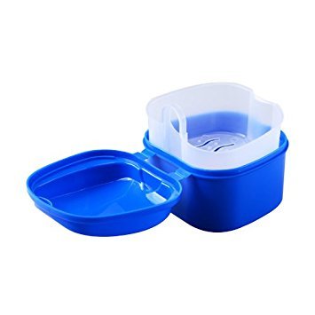 Pepsodent ORAfix Denture Care Bath with Vented Tray, No Spill, Travel Case