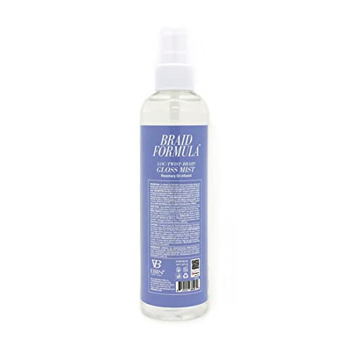 EBIN NEW YORK Braid Gloss Mist with Rosemary Oil - Hydrating & Strengthening Hair Spray for Braids