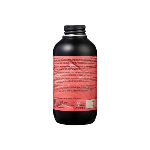 Bleach London Burnt Peach Colour - Bright Peach Hair Dye - Vegan & PETA-Approved Semi-Permanent Direct Dye - 150 ml