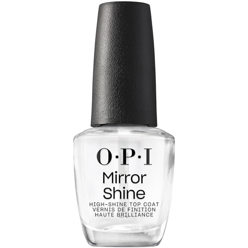OPI Nail Lacquer Mirror Shine Top Coat – Long-Lasting Glossy Finish