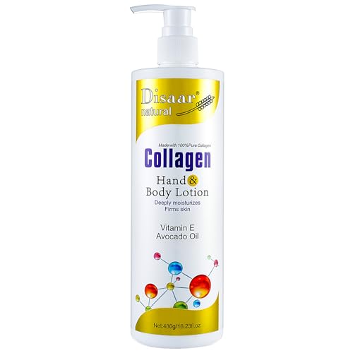 DISAAR Beauty Collagen Hand & Body Lotion with Vitamin E 480g