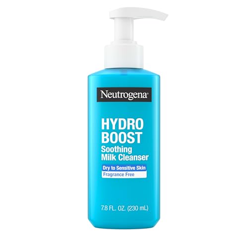 Neutrogena Hydro Boost Face Wash - Soothing Milk Cleanser, 7.8 fl oz