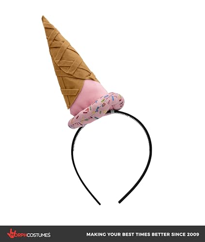 Ice Cream Cone Headband - Funny Accessories for Adults