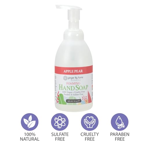 Ginger Lily Farms 20 oz Foaming Hand Soap - Apple Pear Scent